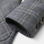 Kacob | Men's Checked Slim Fit Blazer