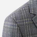 Kacob | Men's Checked Slim Fit Blazer