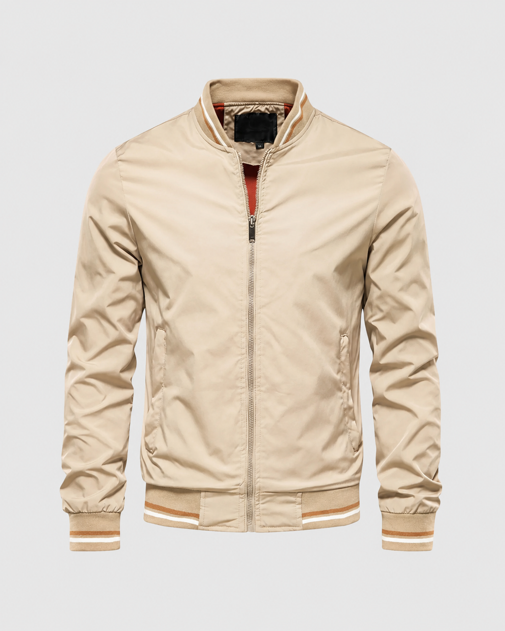 Kacob | Men's Classic Ribbed Trim Bomber Jacket