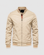 Kacob | Men's Classic Ribbed Trim Bomber Jacket
