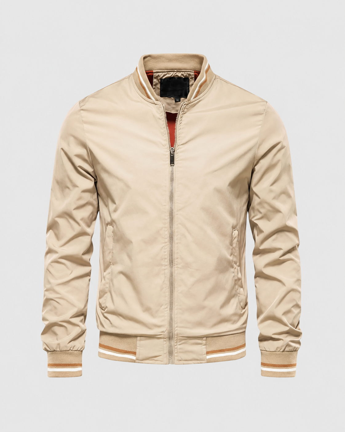 Kacob | Men's Classic Ribbed Trim Bomber Jacket