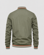 Kacob | Men's Classic Ribbed Trim Bomber Jacket