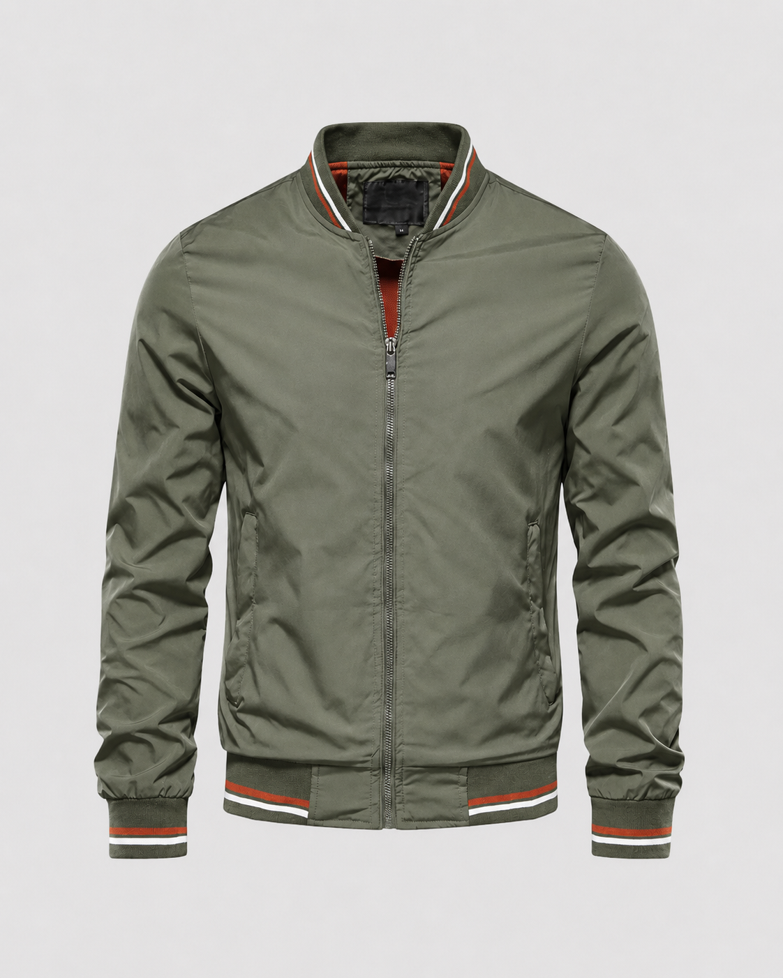 Kacob | Men's Classic Ribbed Trim Bomber Jacket