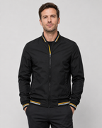 Kacob | Men's Classic Ribbed Trim Bomber Jacket