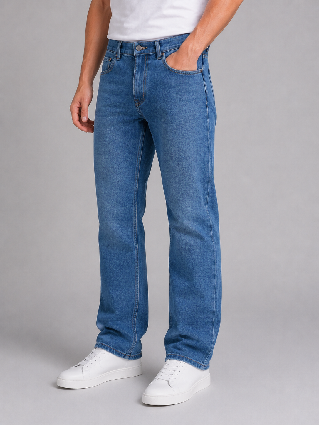 Kacob | Men's Classic Straight Leg Jeans