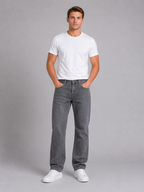Kacob | Men's Classic Straight Leg Jeans