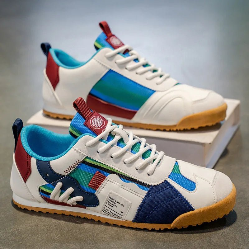 Men's Colour Block Retro Trail Trainers