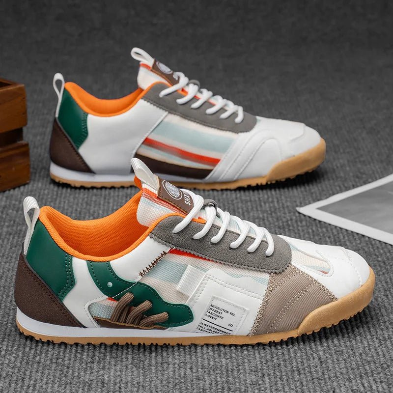 Men's Colour Block Retro Trail Trainers