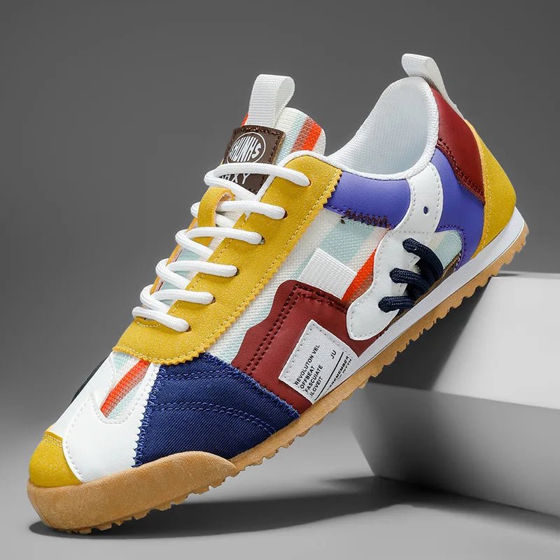 Men's Colour Block Retro Trail Trainers
