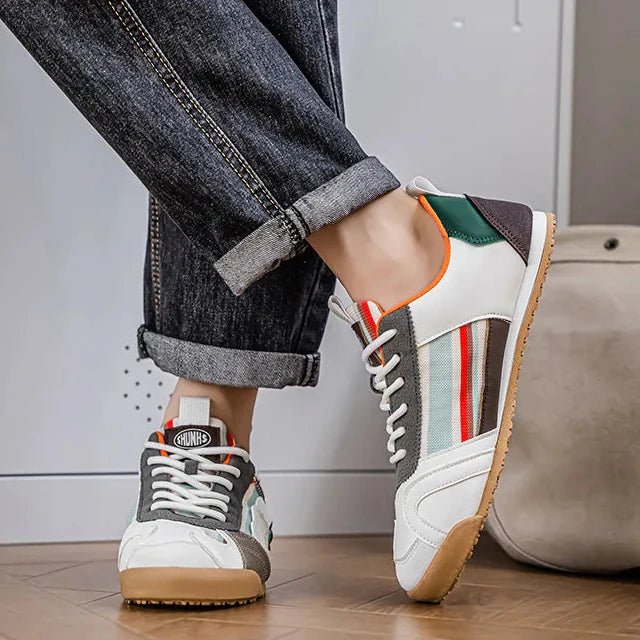 Men's Colour Block Retro Trail Trainers