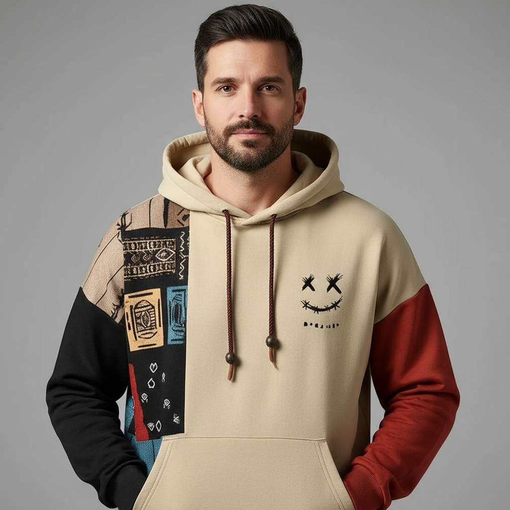 Kacob | Men's Contrast Classic Hoodie