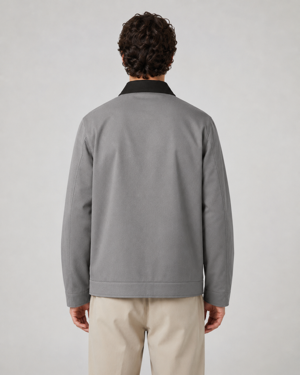 Kacob | Men's Contrast Collar Barn Jacket