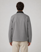 Kacob | Men's Contrast Collar Barn Jacket