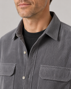 Kacob | Men's Corduroy Button-Up Overshirt