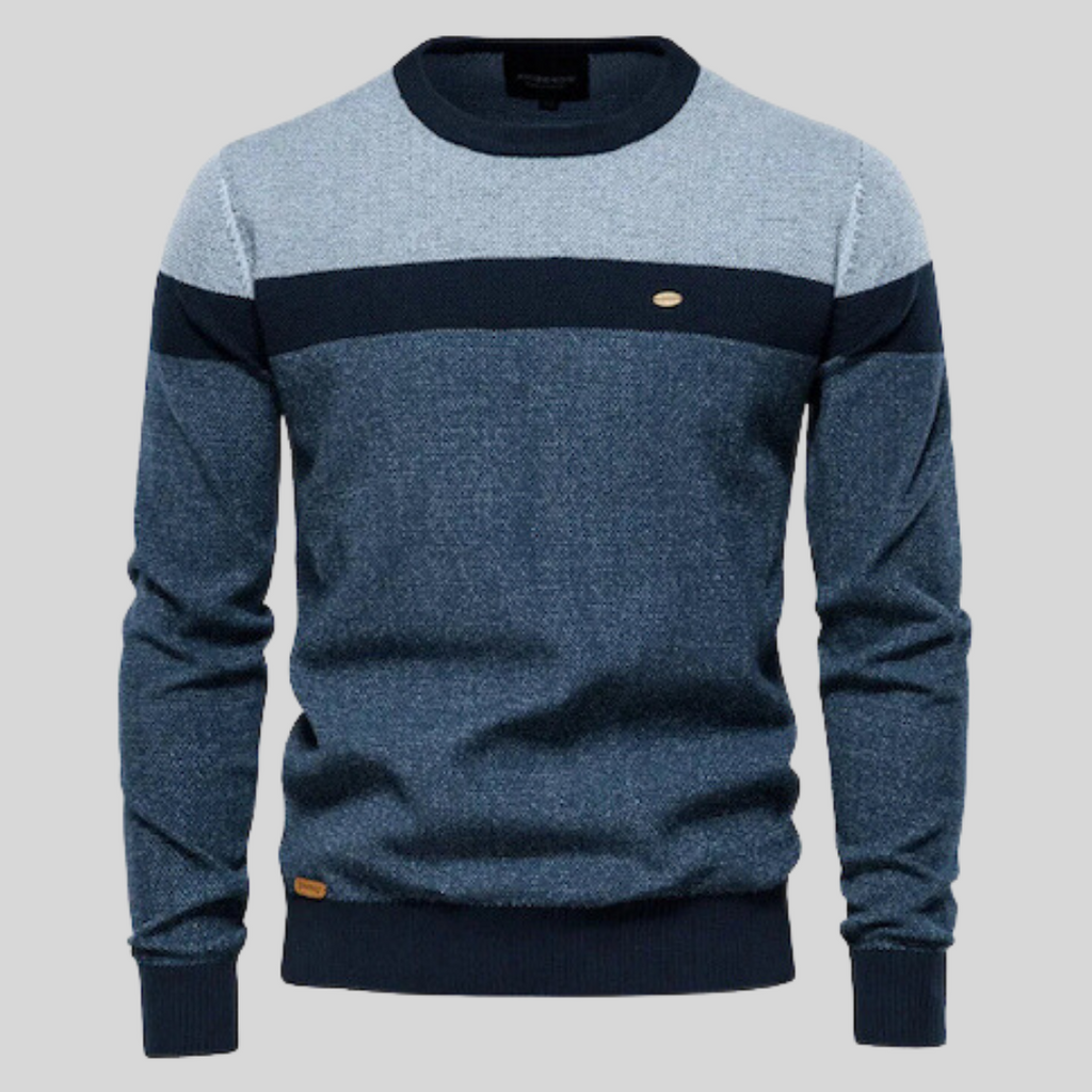 Kacob | Men's Crew Neck Tailored Jumper