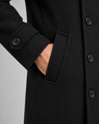 Kacob | Men's Double-Breasted Long Overcoat