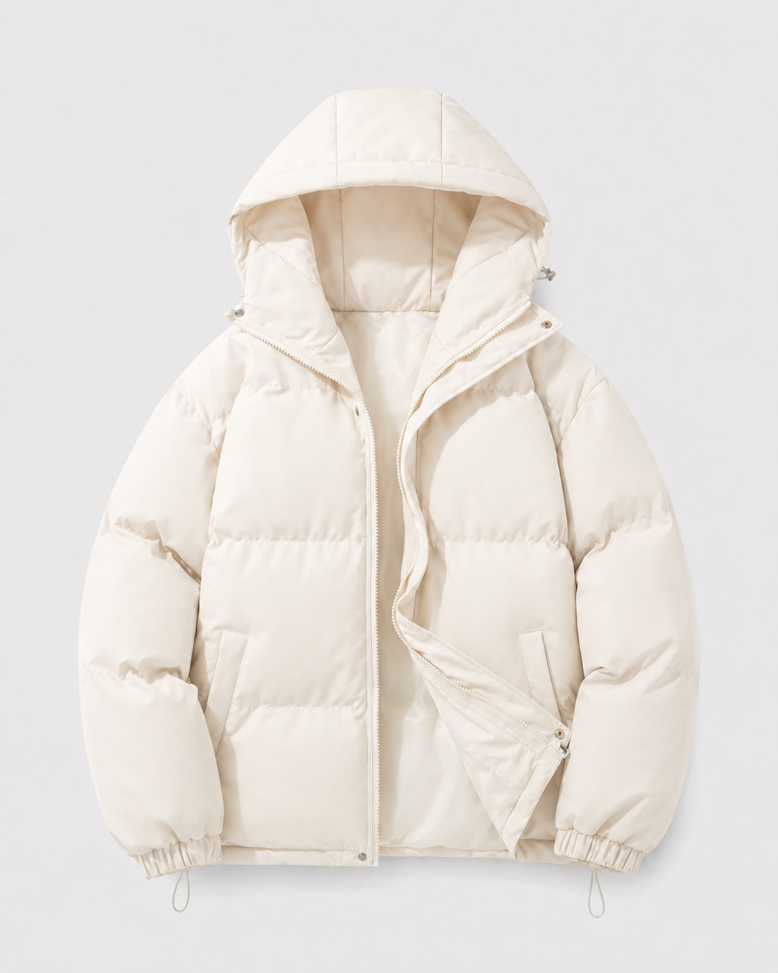 Kacob | Men's Drawstring Hem Puffer Jacket