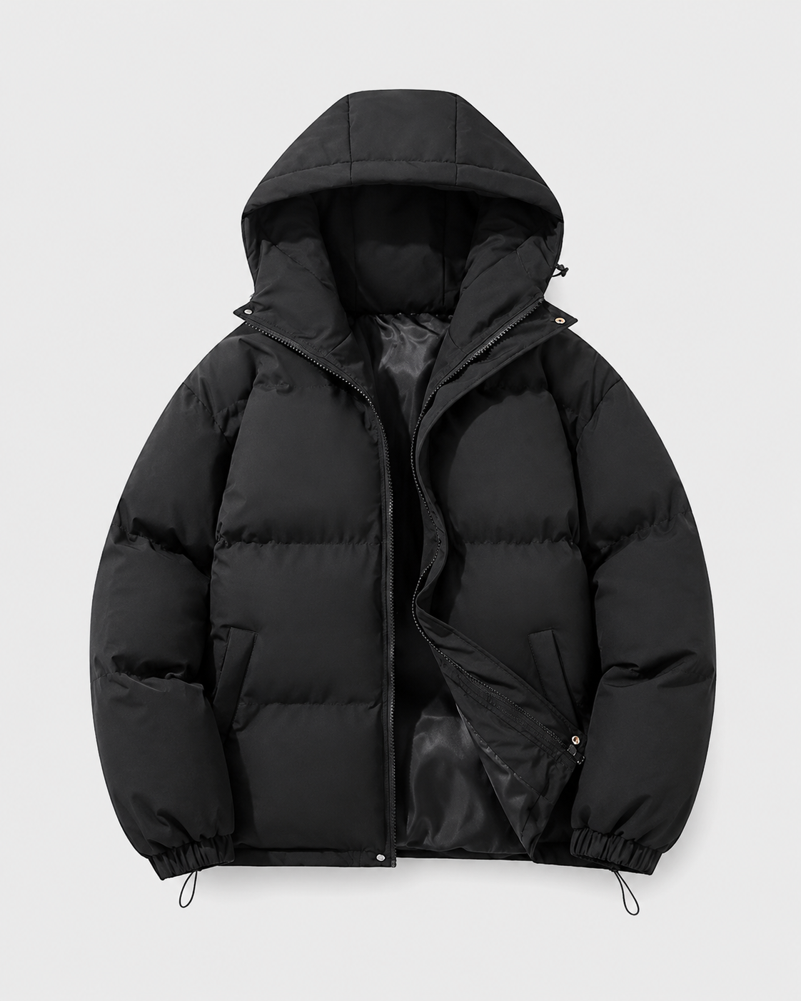 Kacob | Men's Drawstring Hem Puffer Jacket