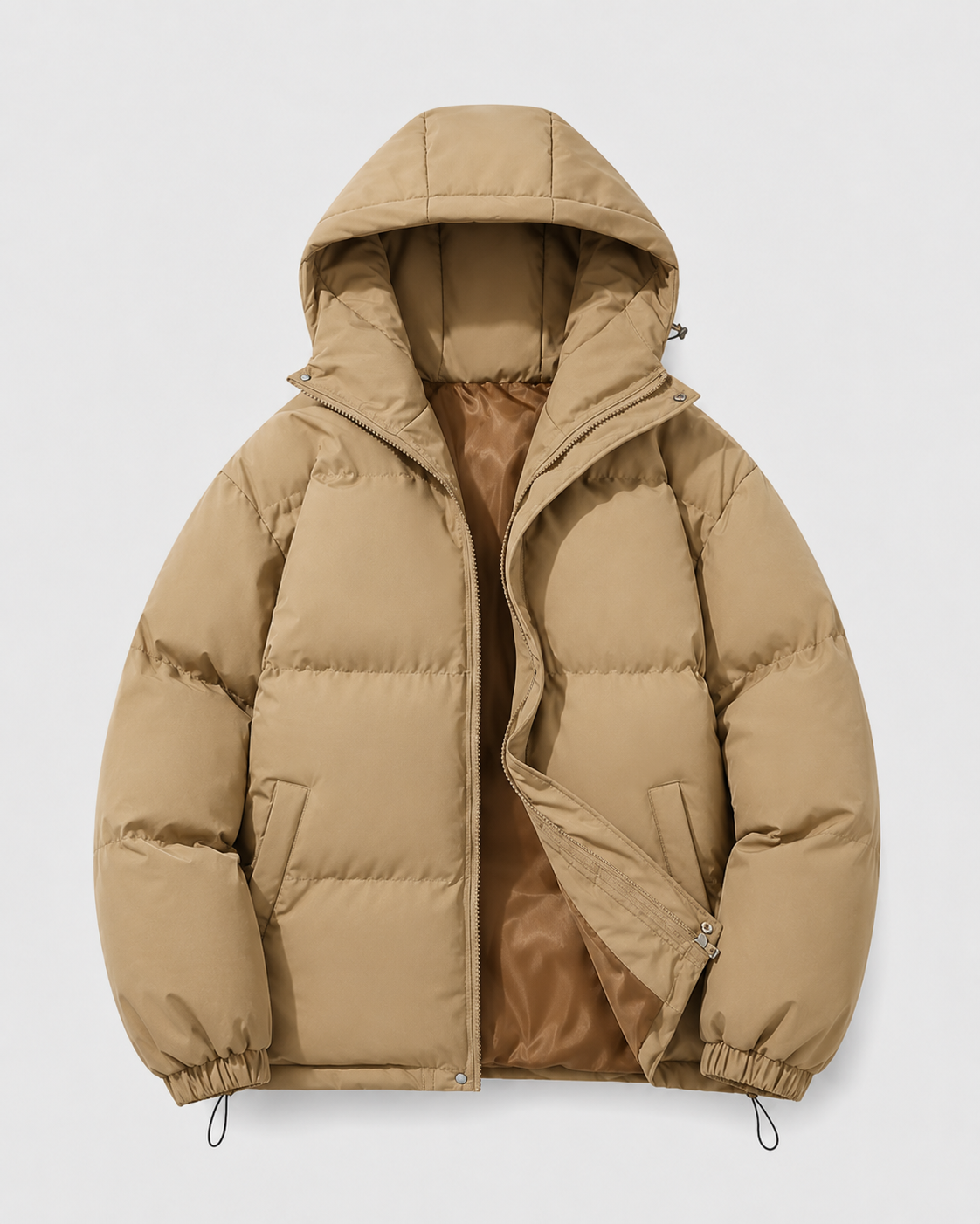 Kacob | Men's Drawstring Hem Puffer Jacket