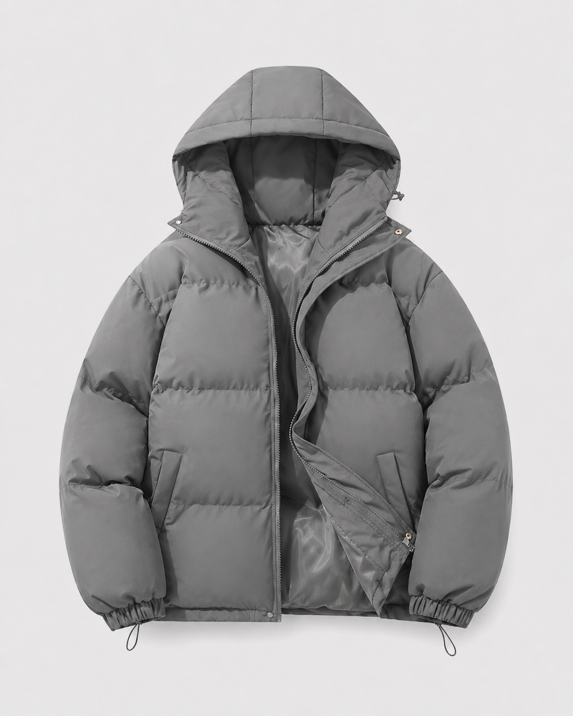 Kacob | Men's Drawstring Hem Puffer Jacket