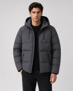 Kacob | Men's Drawstring Hood Puffer Jacket