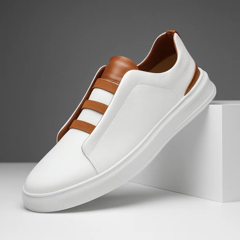 Men's Elastic Strap Slip-On Trainers