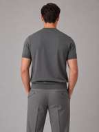 Kacob | Men's Fine Knit Short Sleeve Crew Tee