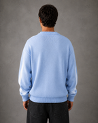 Kacob | Men's Graphic Crew Neck Relaxed Knit Jumper