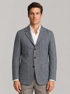 Kacob | Men's Herringbone Smart Casual Blazer