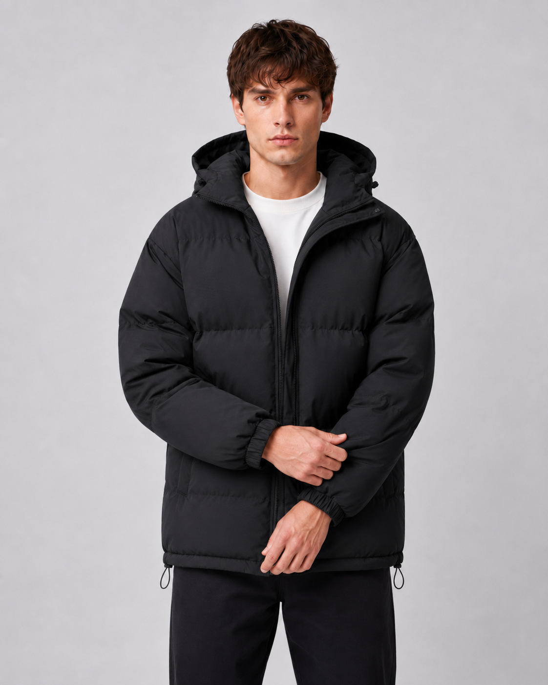 Kacob | Men's High Neck Winter Puffer Jacket
