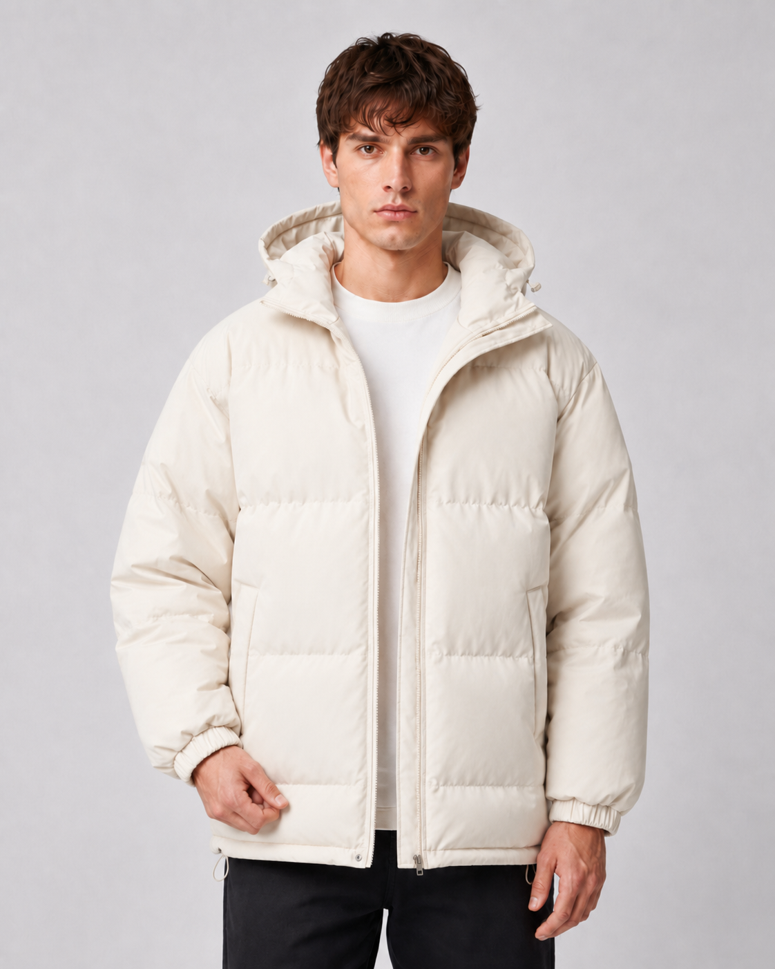 Kacob | Men's High Neck Winter Puffer Jacket
