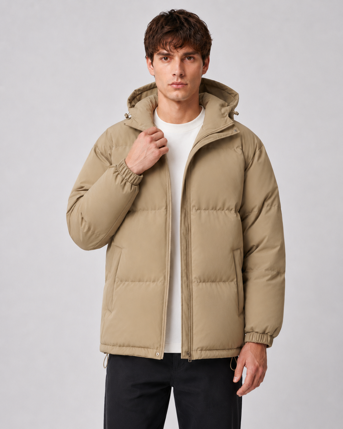 Kacob | Men's High Neck Winter Puffer Jacket