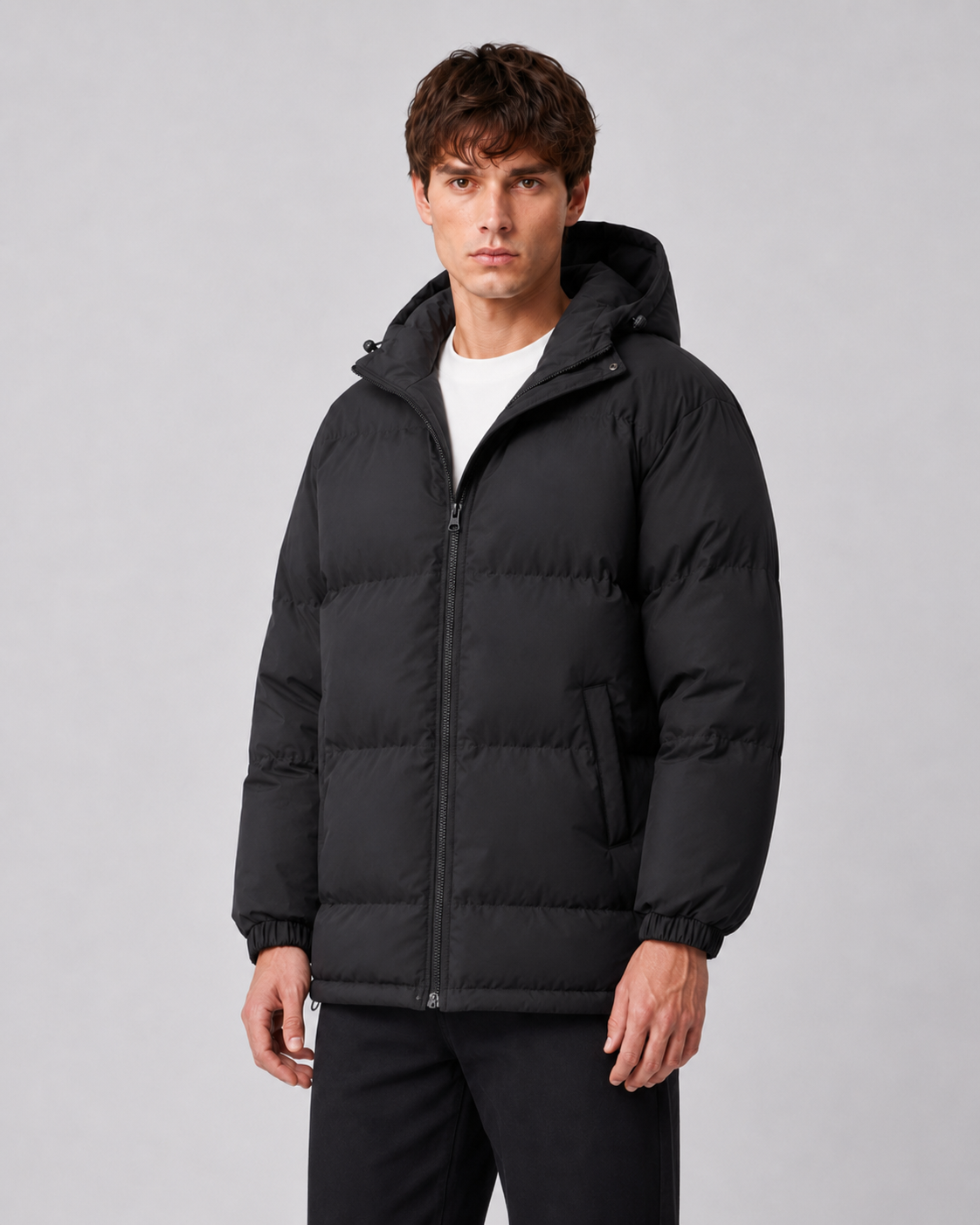 Kacob | Men's High Neck Winter Puffer Jacket