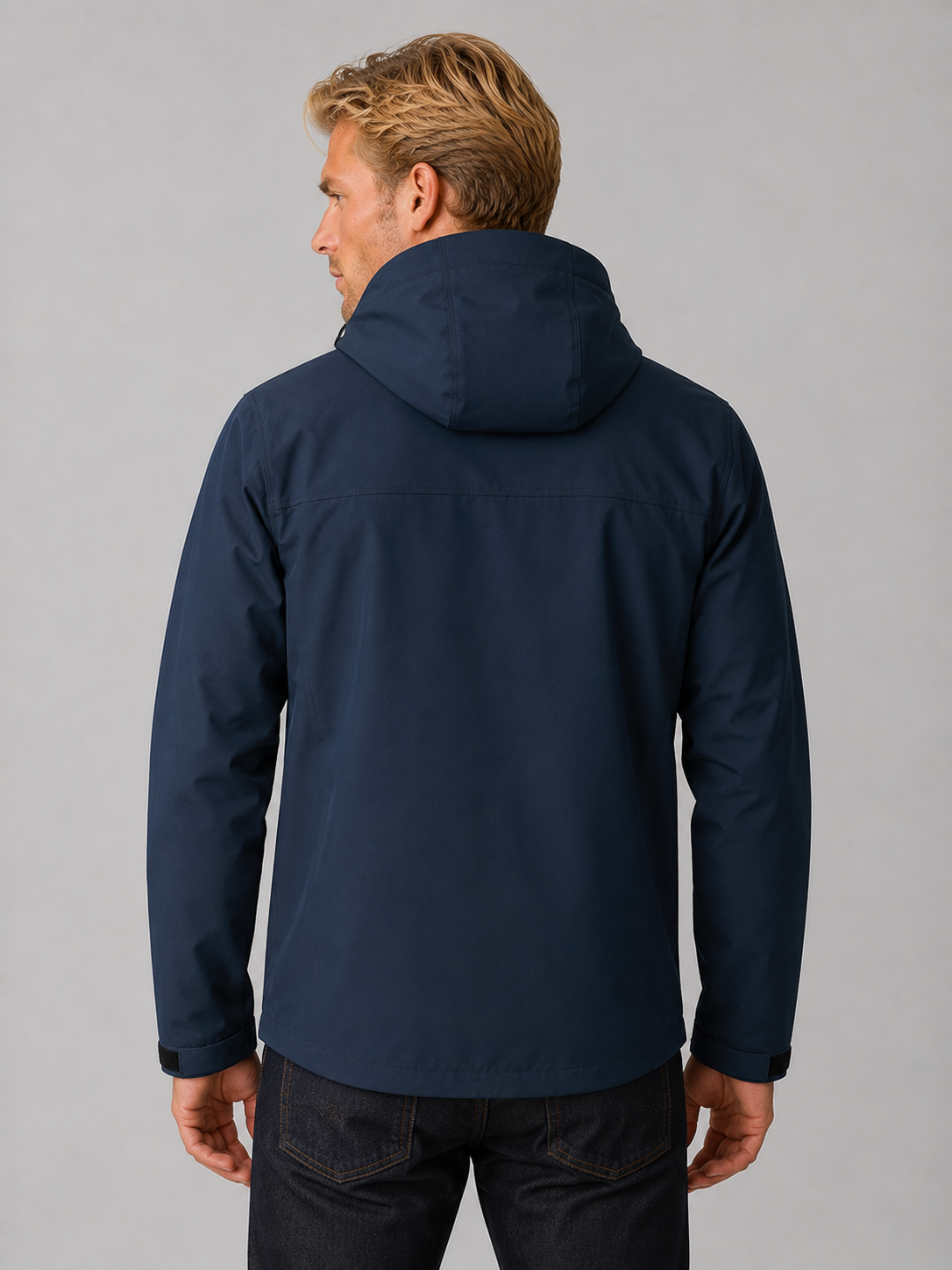 Kacob | Men's Hooded Outdoor Zip-Up Windbreaker