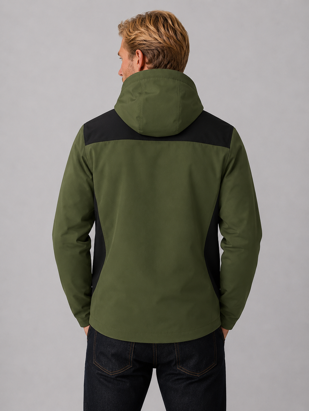 Kacob | Men's Hooded Outdoor Zip-Up Windbreaker