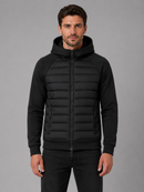 Kacob | Men's Hooded Quilted Zip-Through Jacket
