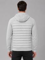Kacob | Men's Hooded Quilted Zip-Through Jacket