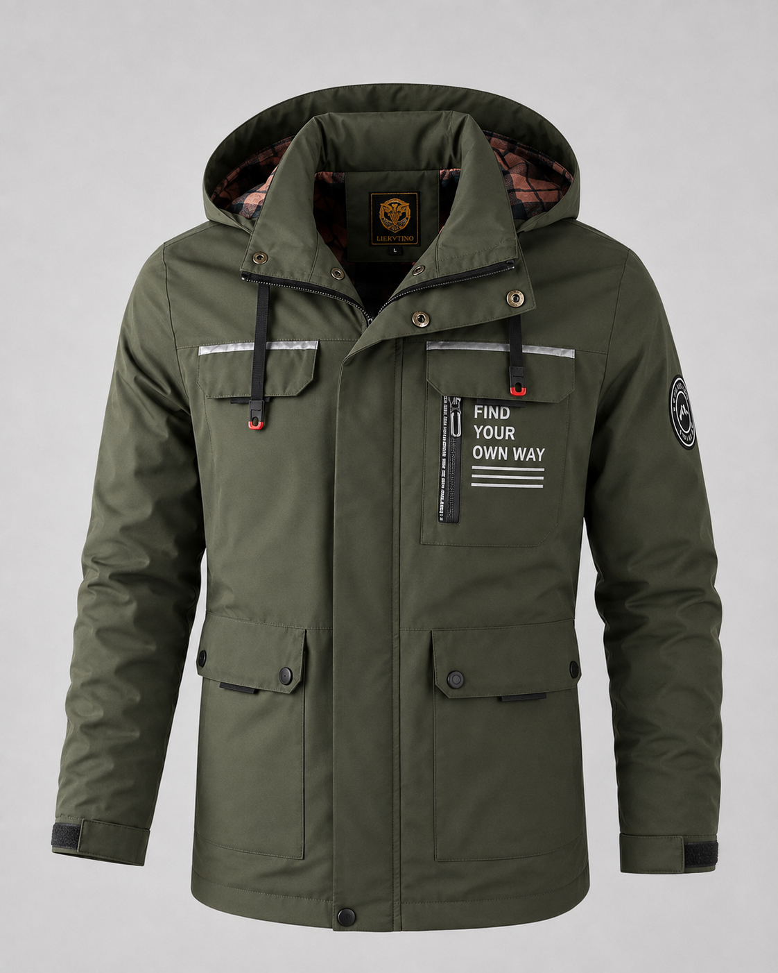 Kacob | Men's Hooded Utility Winter Parka