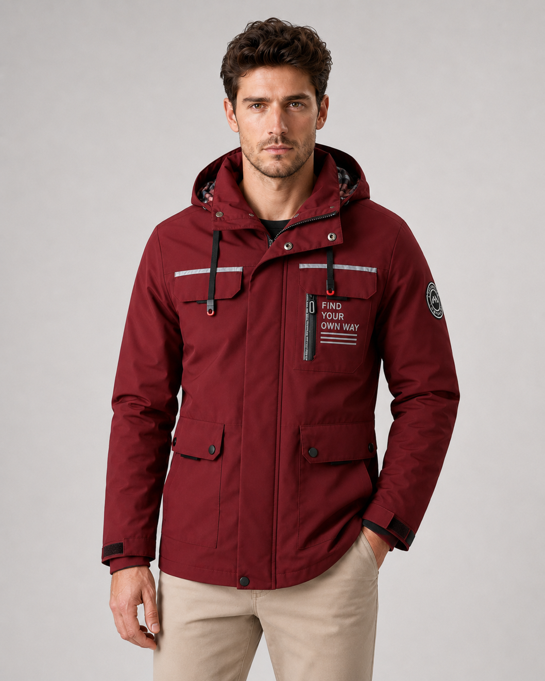 Kacob | Men's Hooded Utility Winter Parka