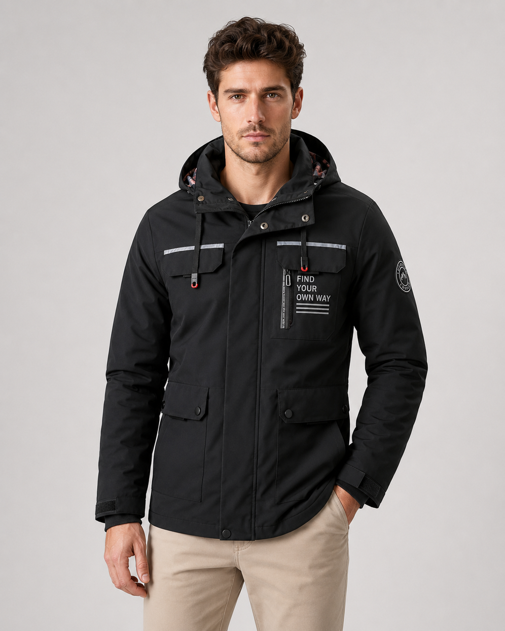 Kacob | Men's Hooded Utility Winter Parka