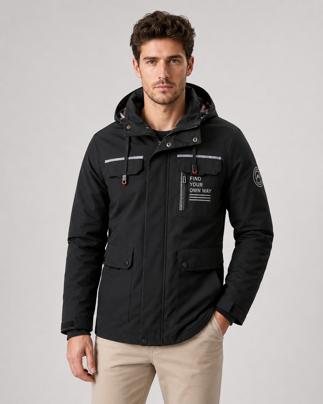 Kacob | Men's Hooded Utility Winter Parka