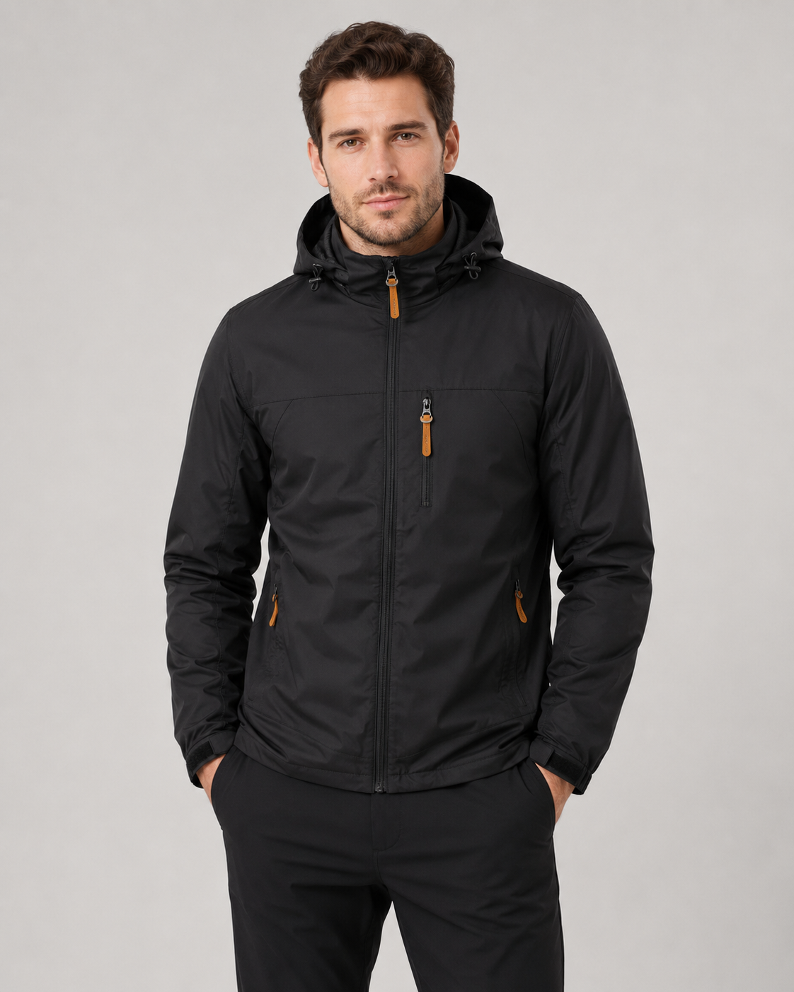 Kacob | Men's Hooded Windbreaker Jacket