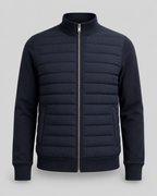 Kacob | Men's Hybrid Quilted Knit Sleeve Jacket