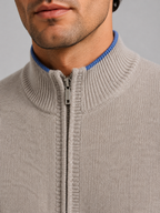 Kacob | Men's Knitted Zip-Up Lounge Co-Ord Set