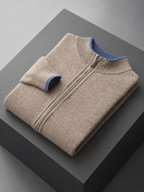 Kacob | Men's Knitted Zip-Up Lounge Co-Ord Set