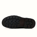 Kacob | Men's Leather Lace-Up Round Toe Shoes