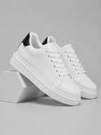 Kacob | Men's Leather Low Top Lace-Up Trainers