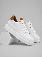 Kacob | Men's Leather Low Top Lace-Up Trainers