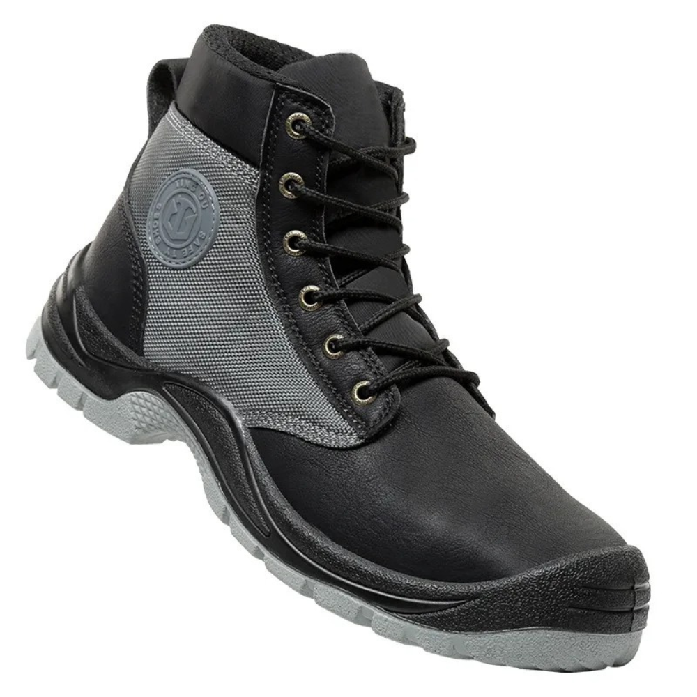 Kacob | Men's Leather Steel Toe Work Boots