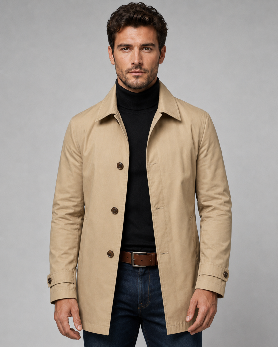 Kacob | Men's Long Car Coat